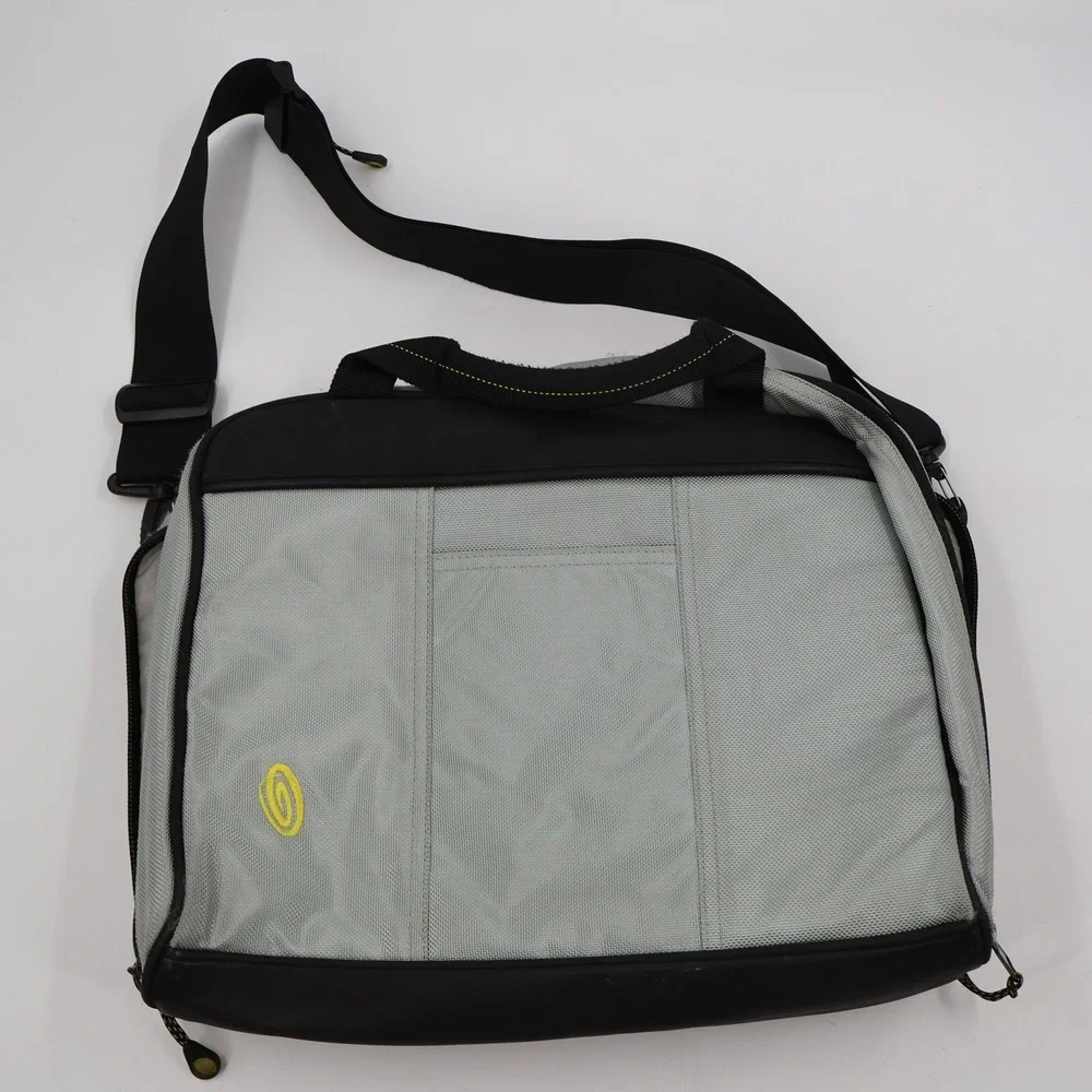 Timbuk2 Laptop Messenger Bag Mens OS Grey Black Ballistic Nylon Commuter Bag